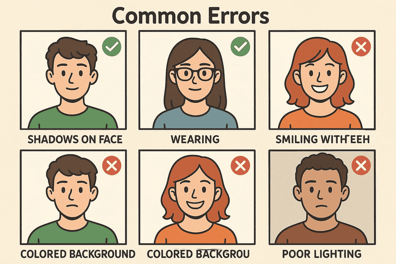Avoid these common passport photo mistakes that can get you rejected.